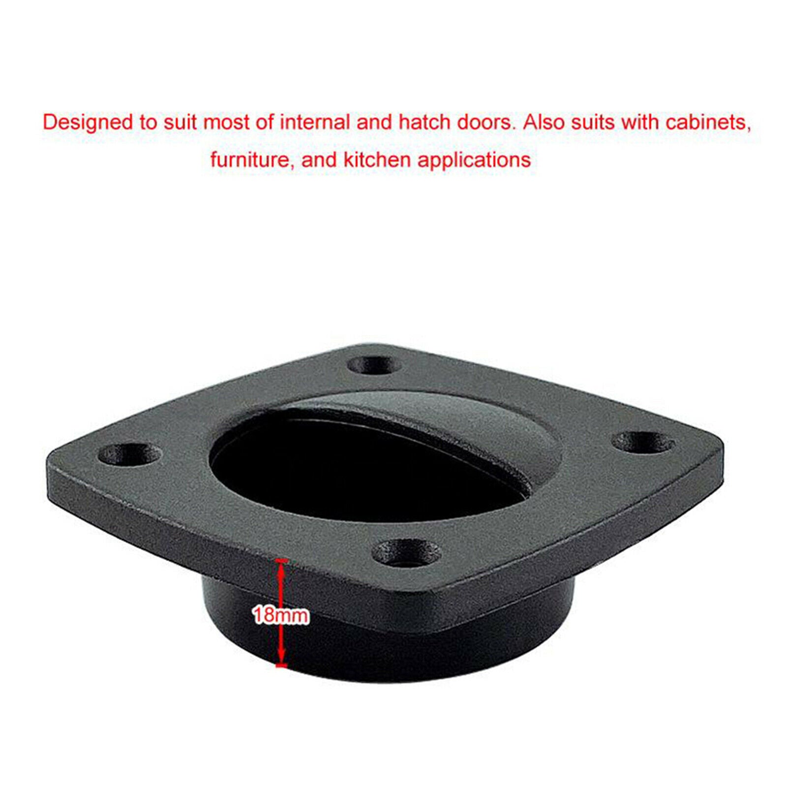 Marine Boat Yacht Nylon Flush Pull Locker Hatch Pull Handle Drawer Sliding Door