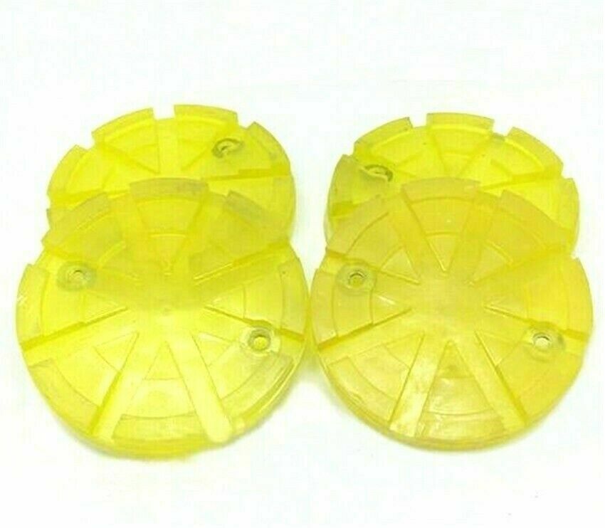 4pcs Round Yellow Rubber Arm Lift pad For Auto Lift Car Auto Truck Hoist Machine