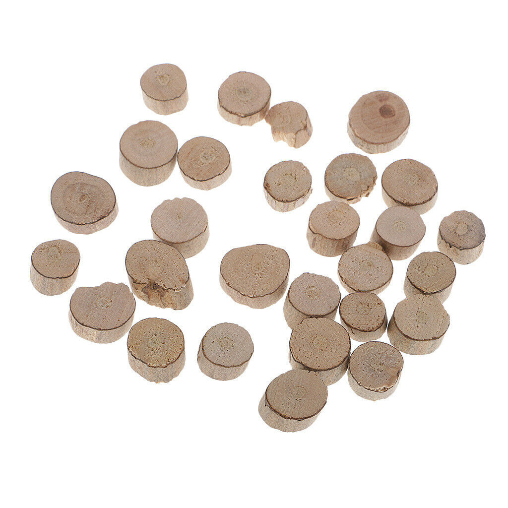 100pc Rustic Wood Log Slices Discs and 60pcs Wooden Number for Wedding Decor