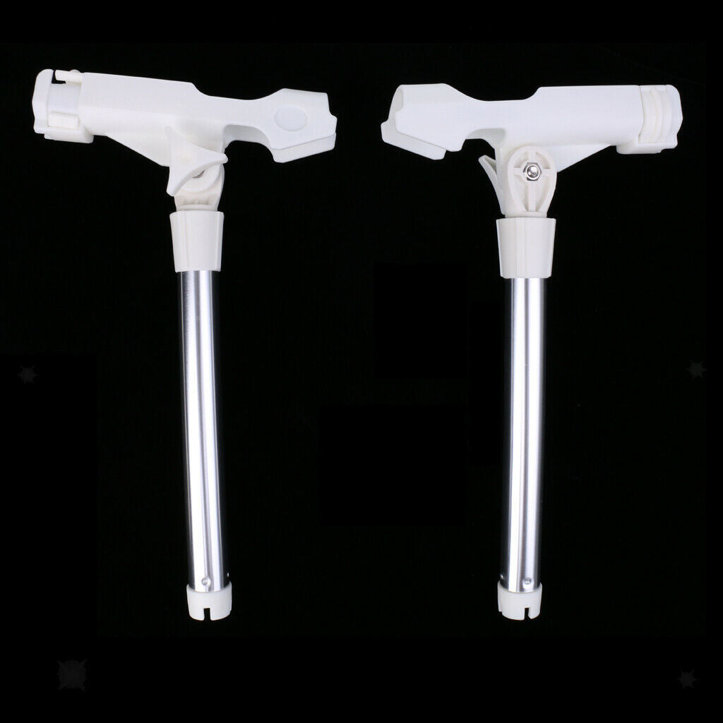 2 Pcs Angle Adjustable Single Outrigger Rod Holder Boat Fishing Rod Tube