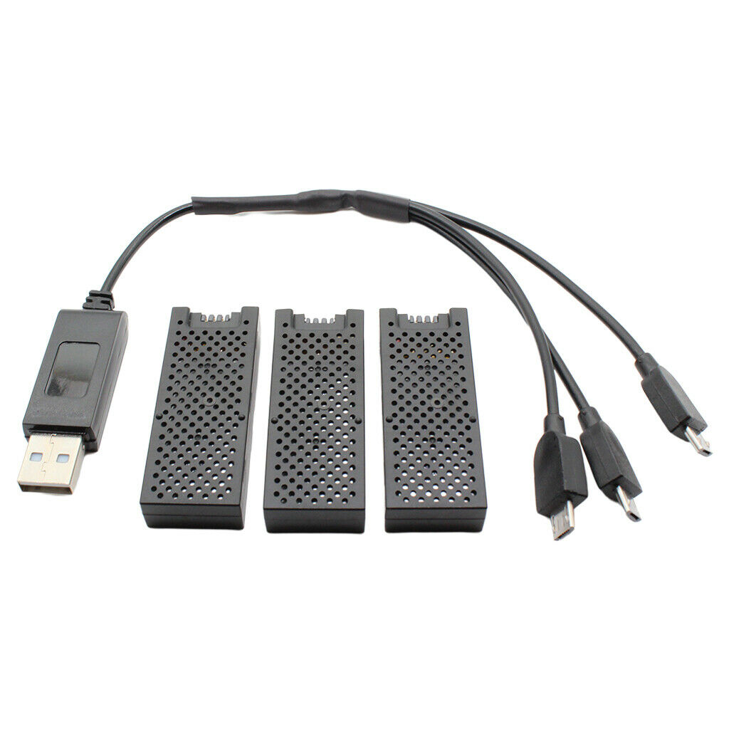 3.7V 400mAh Lithium Battery w/ USB Charger Cable for WLTOYS XK K127 RC