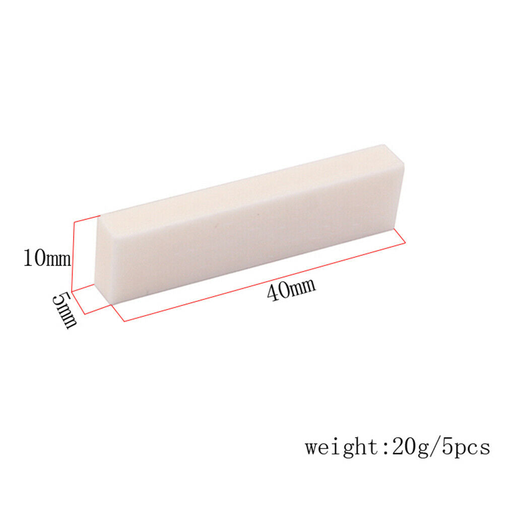 Artificial Bone Nuts DIY Set for Electric Guitar Ukulele
