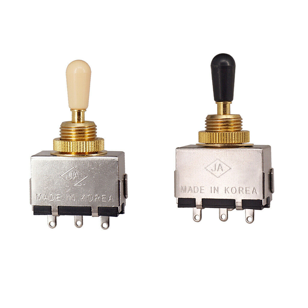 Finest 2Pcs Metal Tone Toggles Switches for LP EPI Style Guitar Accessory