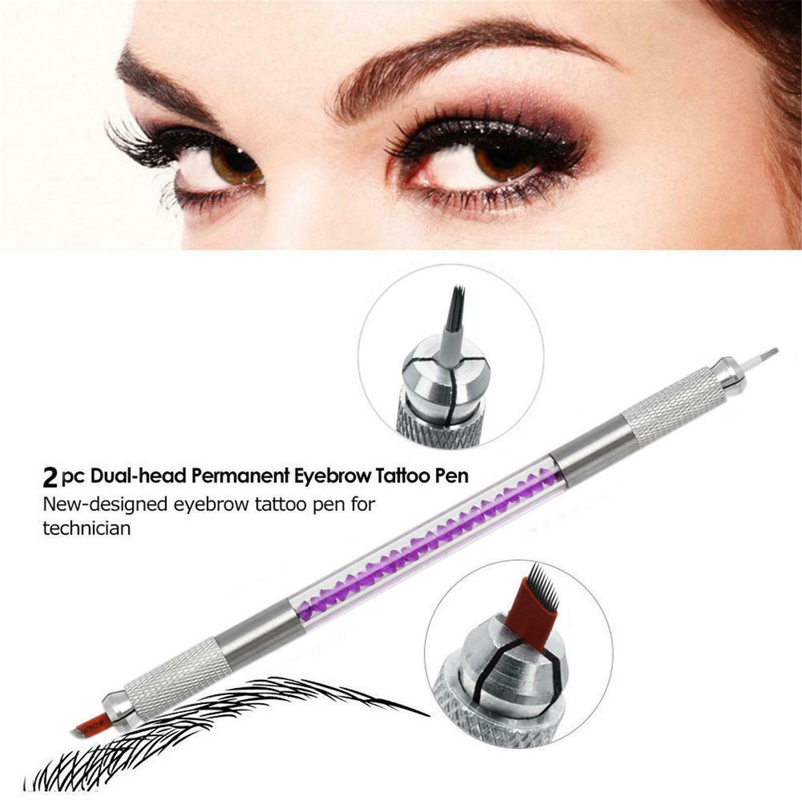 Permanent Eyebrow Practice Kit Pen Tool Ring Cup Disposable Finger Cradle