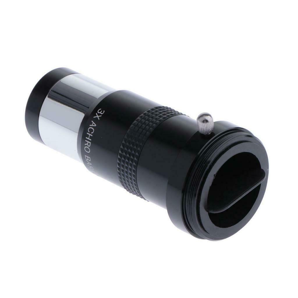 Universal Metal 3X Barlow Lens T-adapter 1.25"/31.75mm Economy Astronomical