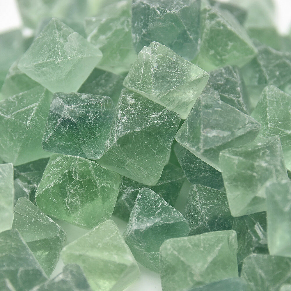 US Natural Clear Green Blue Fluorite Crystal Fluorite Rough Stone Wholesale Lot