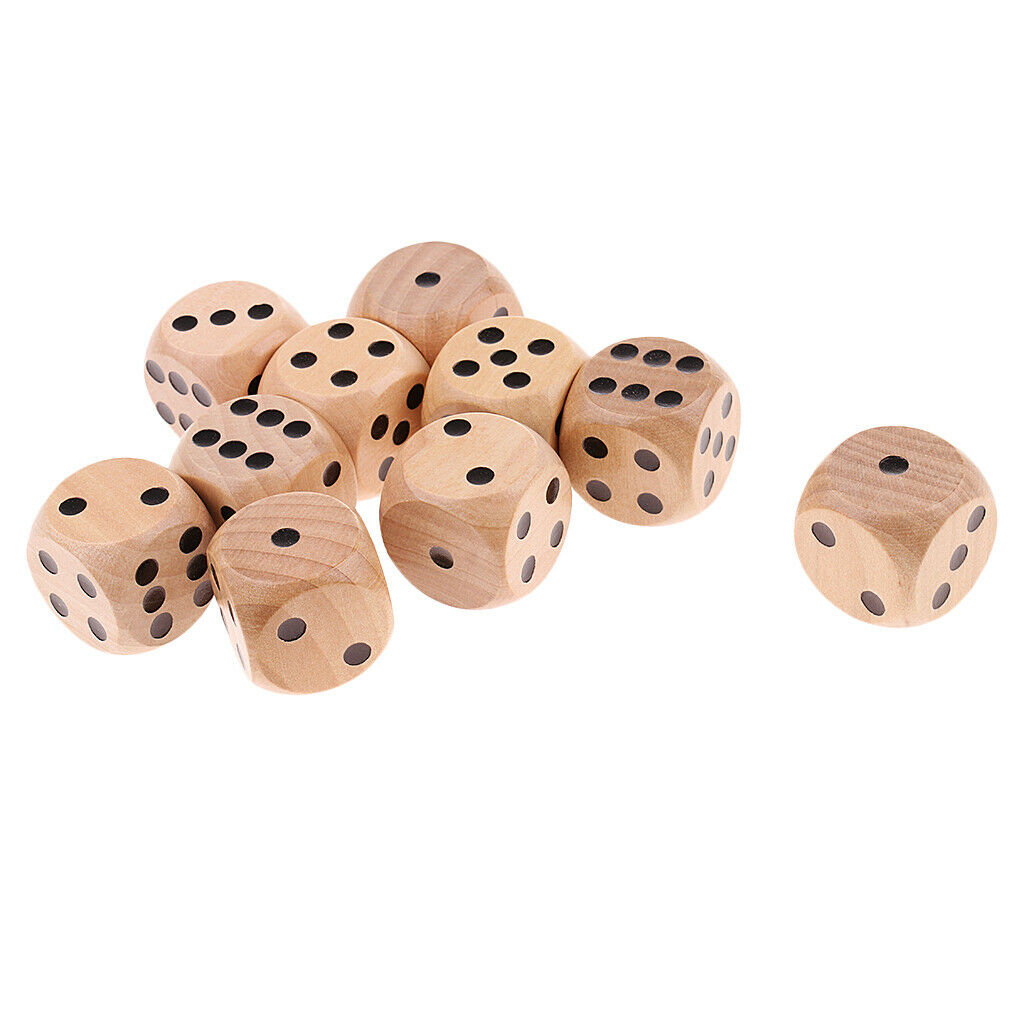 20x Six Sided Dices Spotted D6 Dies for TRPG DND MTG Party Roleplay Fun Toys