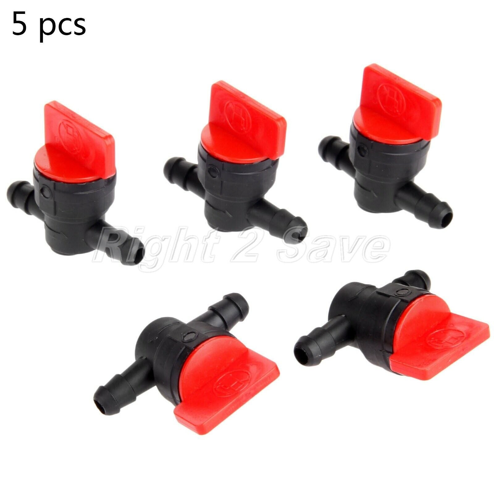 5 x InLine Straight Fuel Gas Cut-Off Shut-Off Valve Parts For BRIGGS & STRATTON