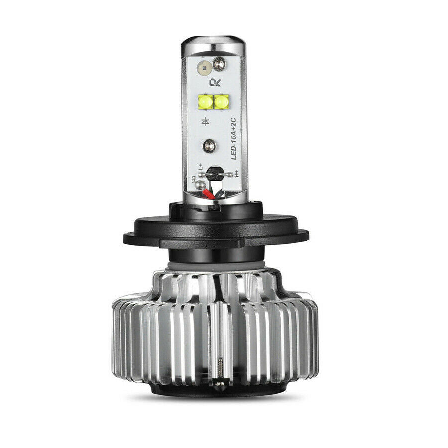 20W Motorcycle LED Headlight Hi-Lo Beam Bulb 3000LM H4 9003 AC 8-32V Universal