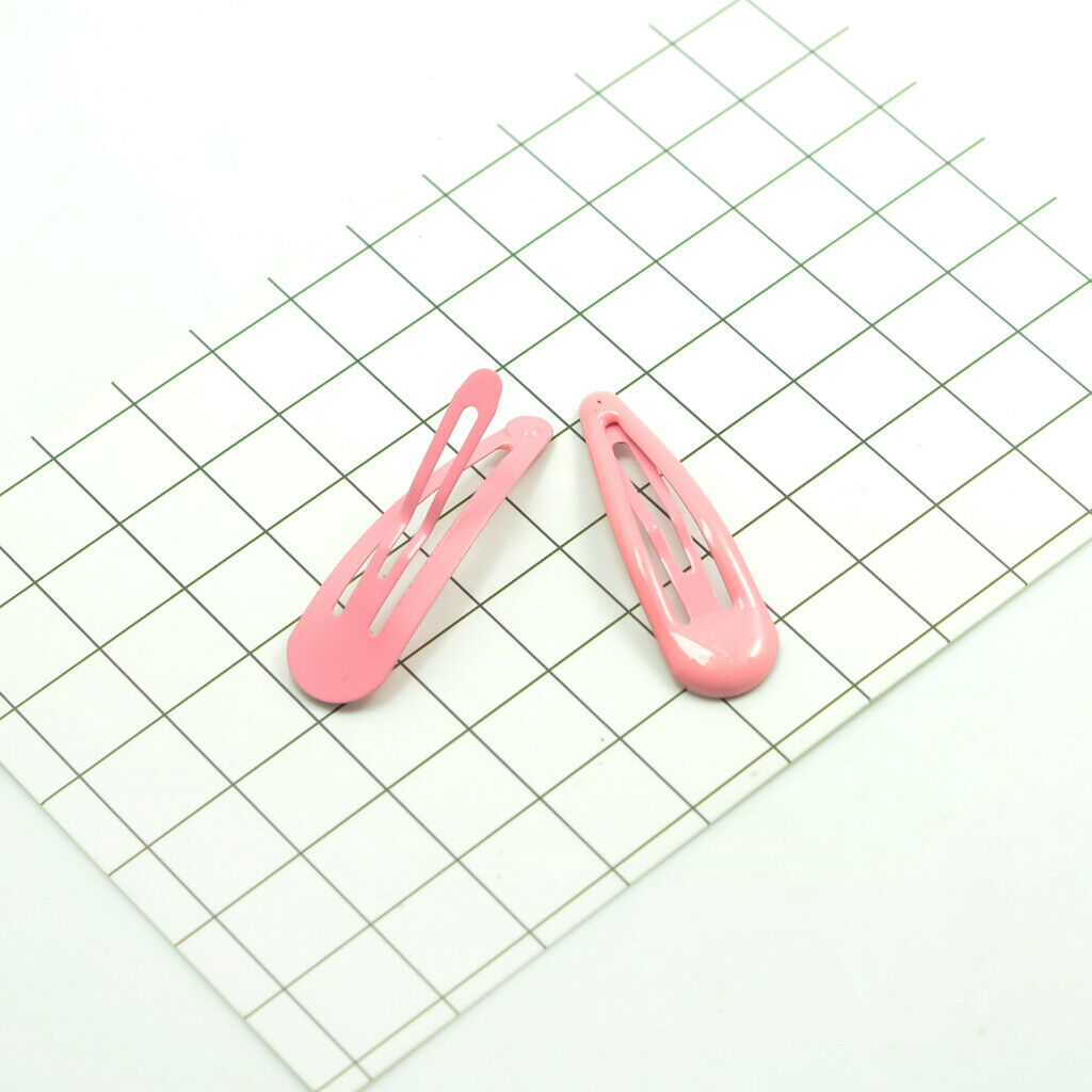 20pcs Cute Snap Hair Clips Metal Cute No Slip Barrettes Hair Pins for Girls