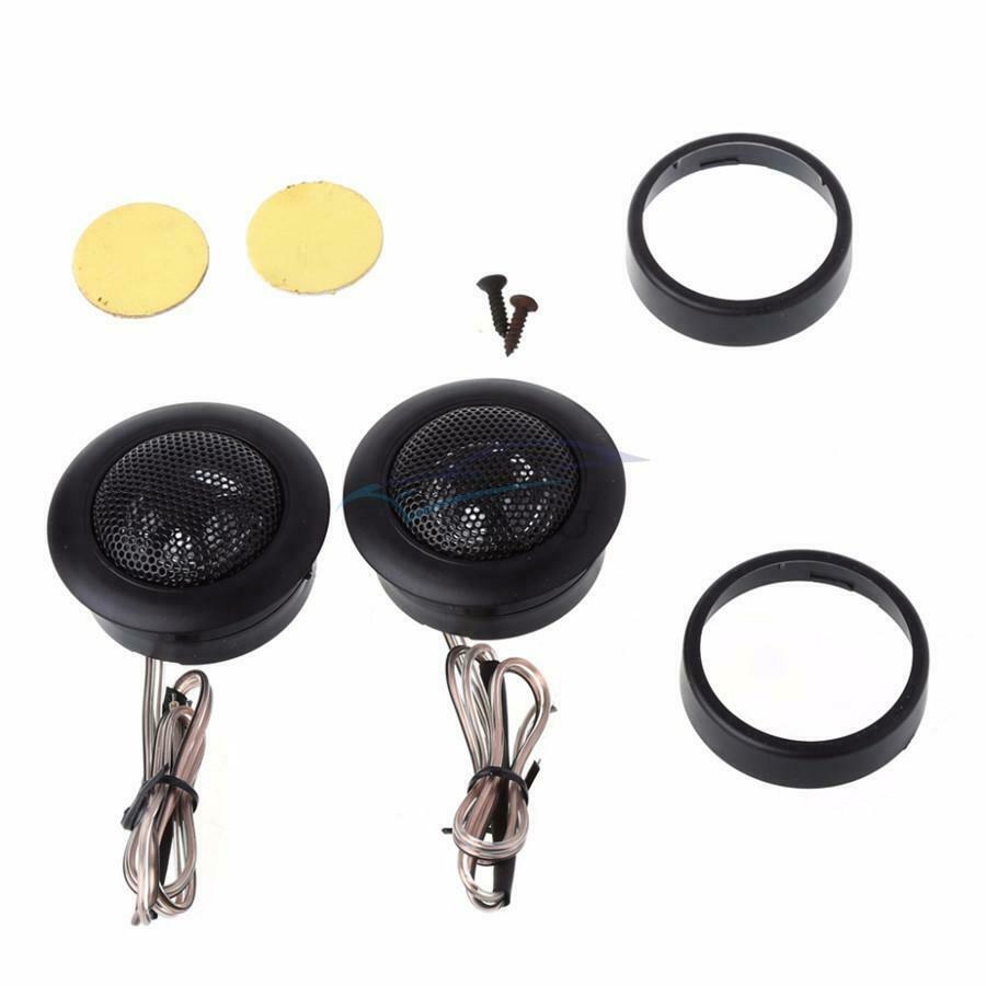 1 Pair 200W APEI Diaphragm Black Automobile Stylish Decoration Stereo Tweeter