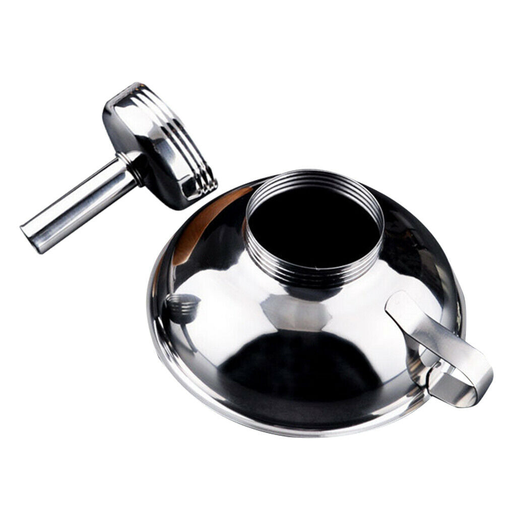 Wide & Narrow Mouth Stainless Steel Metal Funnel Set Durable Easy to Wash