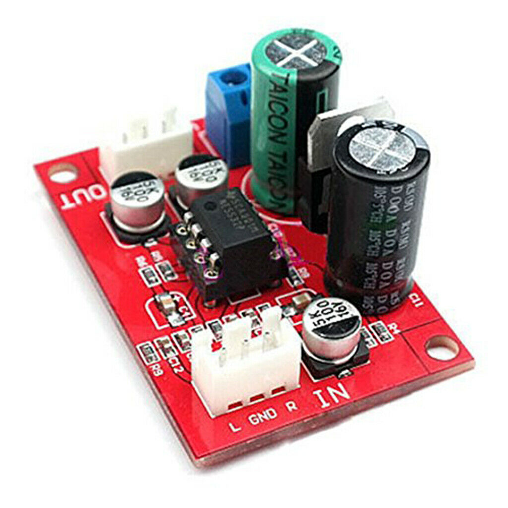 NE5532 Preamp Preamplifier Tone Board Amplifier Board+Signal Shield Wire