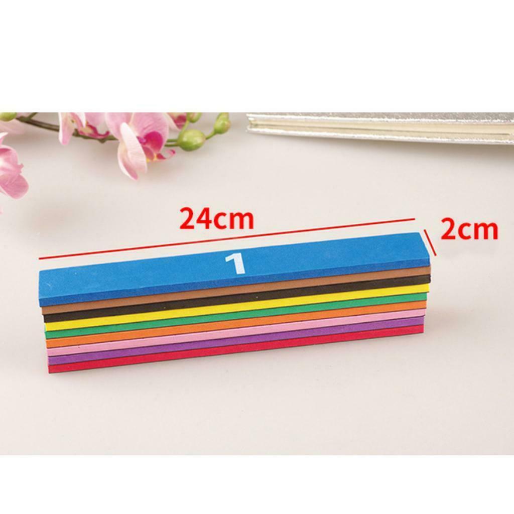 83 Pcs / Set  Soft Foam Magnetic Rainbow Fraction Tiles