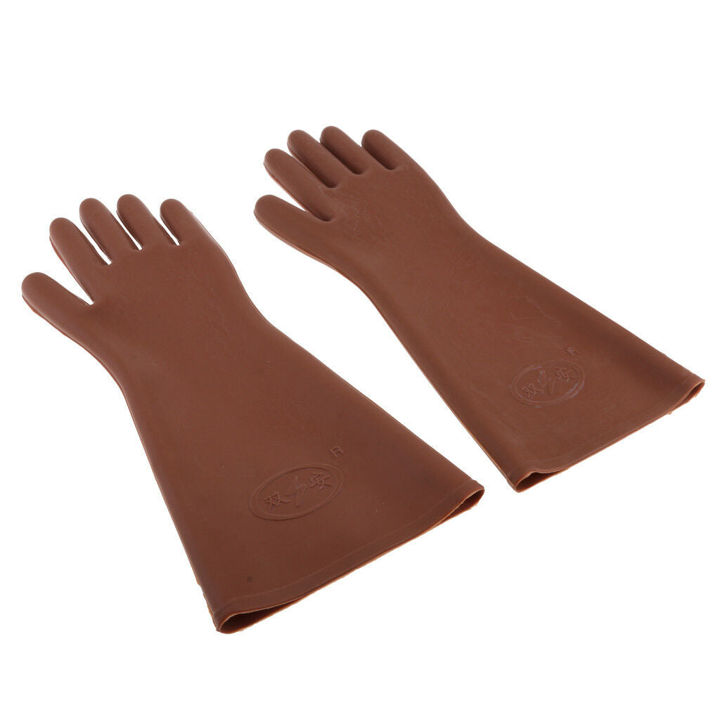 Insulated 5KV High Voltage Electrical Insulating Gloves For Electricians