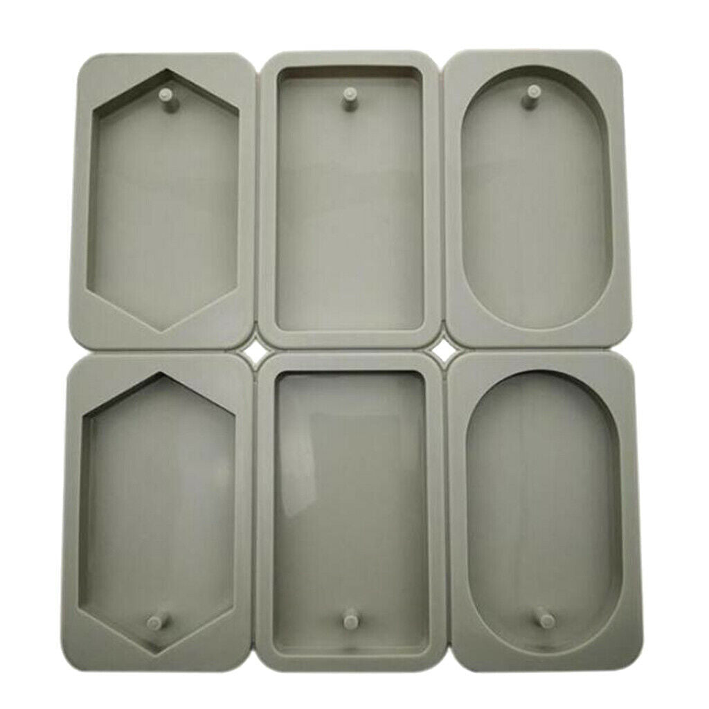 Aromatherapy wax tablets gypsum plaster silicone soap mold candle F