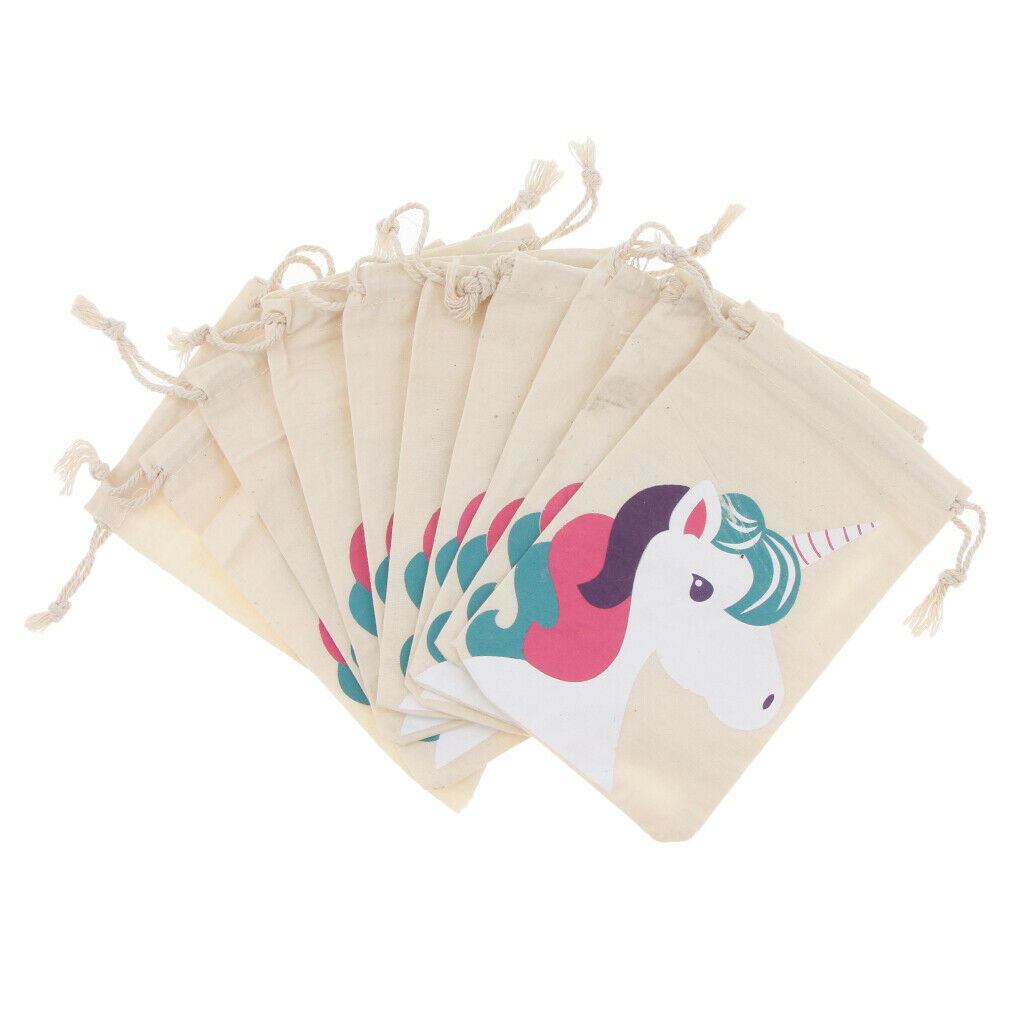 Linen Candy Bag Jewelry Pouch Reusable Gift Bag Wedding Favor 4x6inch D