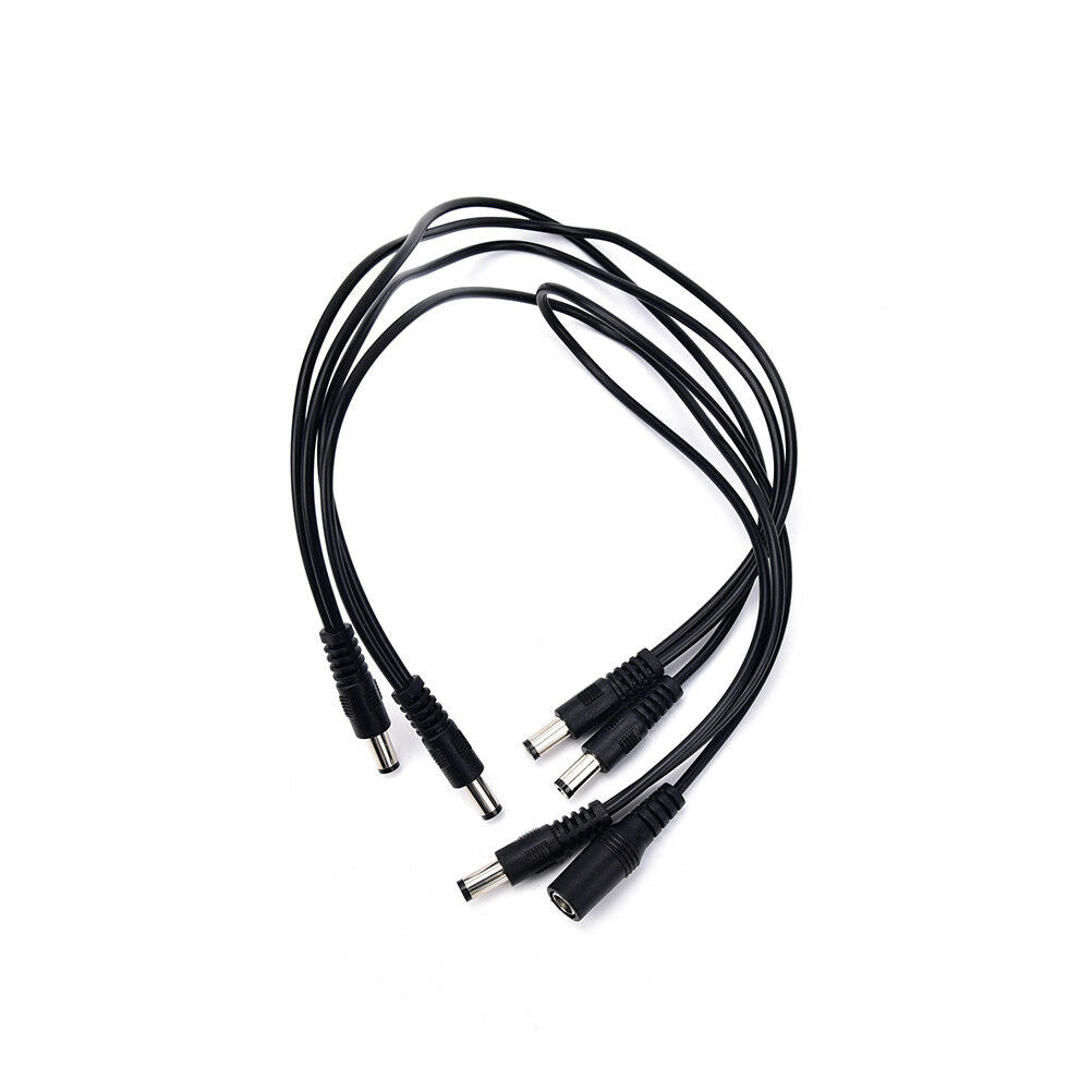 5 way guitar effect pedal daisy chain power supply cable splitter copper .l8