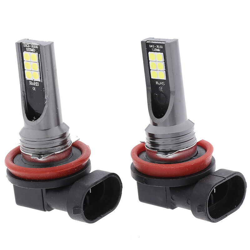 Pair H11 LED Headlight Kits 110W 20000LM FOG Light Bulb 6000K Driving DRL  NL