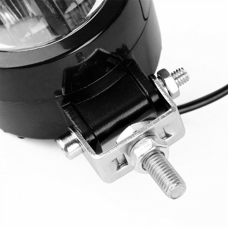 3" Motorcycle Square Headlight Spot Blue LED DRL Universal Scooter Off Road