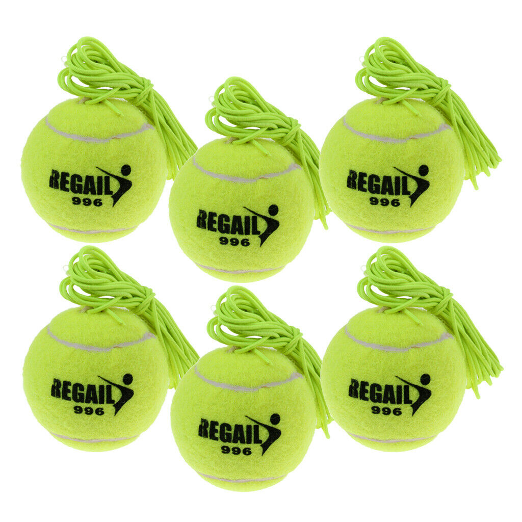 6pc Single Tennis Solo Trainer Training