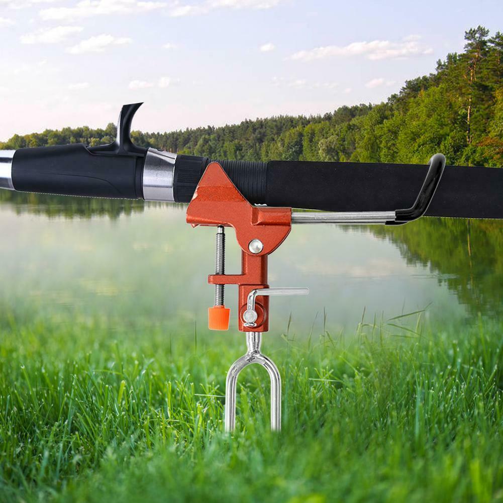 Aluminium Alloy Fishing Rod Bracket Adjustable Handle Fishing Holder Tackle @