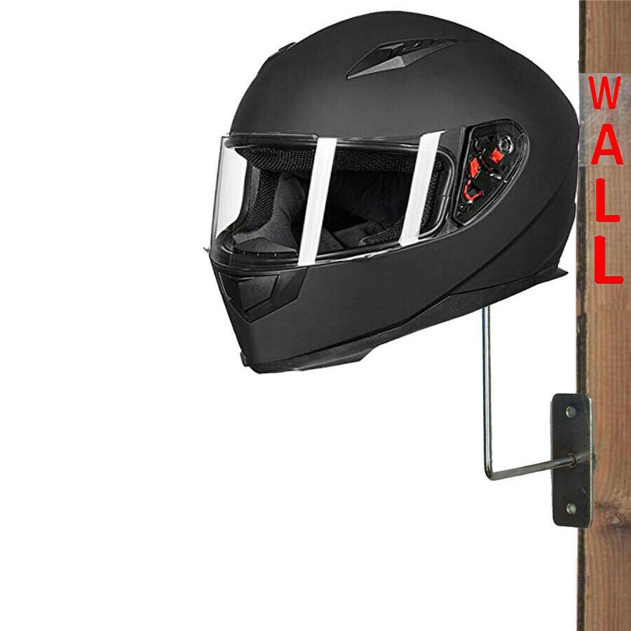 3pc Motorcycle Helmet Holder Hanger Rack Wall Mounted Hook for Hat Cap Helmet