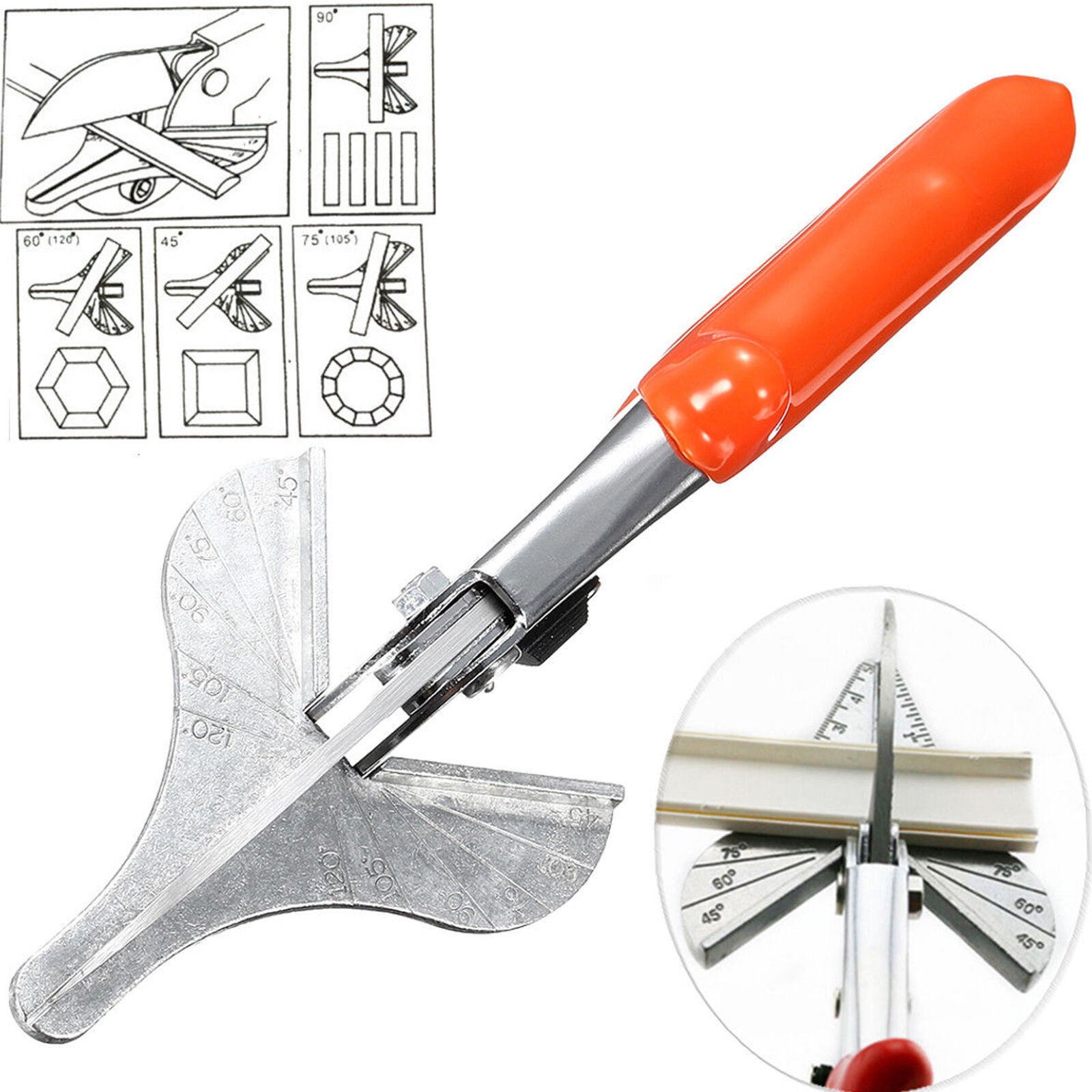 New Floor Dot Wood Miter Laminate Flooring Molding Mitre Quarter Round Cutter AU