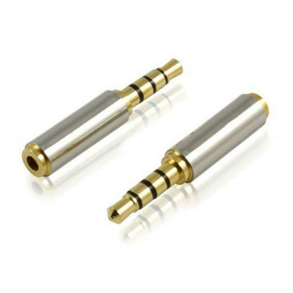 Metal 3.5mm Male to 2.5mm Female Audio Stereo Headphone Adapter Converter