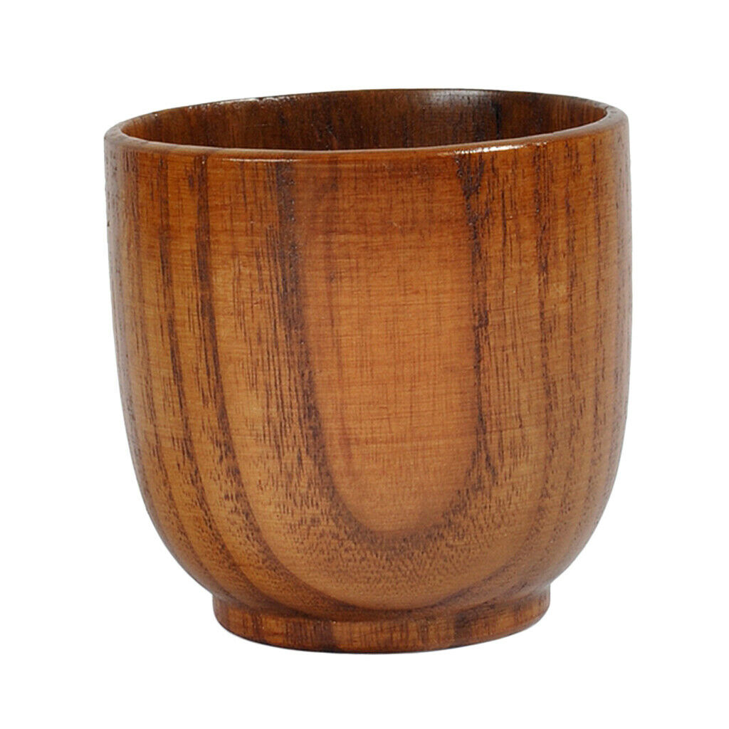 105ml Handmade Mini Wood Tea Cup Teacups Mug for Juice Milk Japanese Style