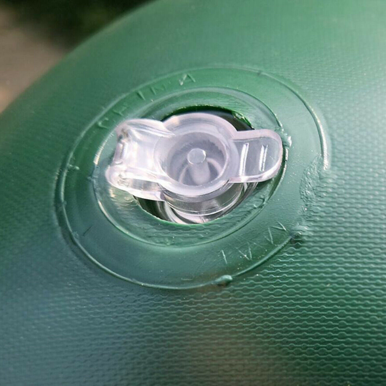 2X Inflatable Seat Cushion Boat Air Seat Pad For Fishing Camping Black+Green