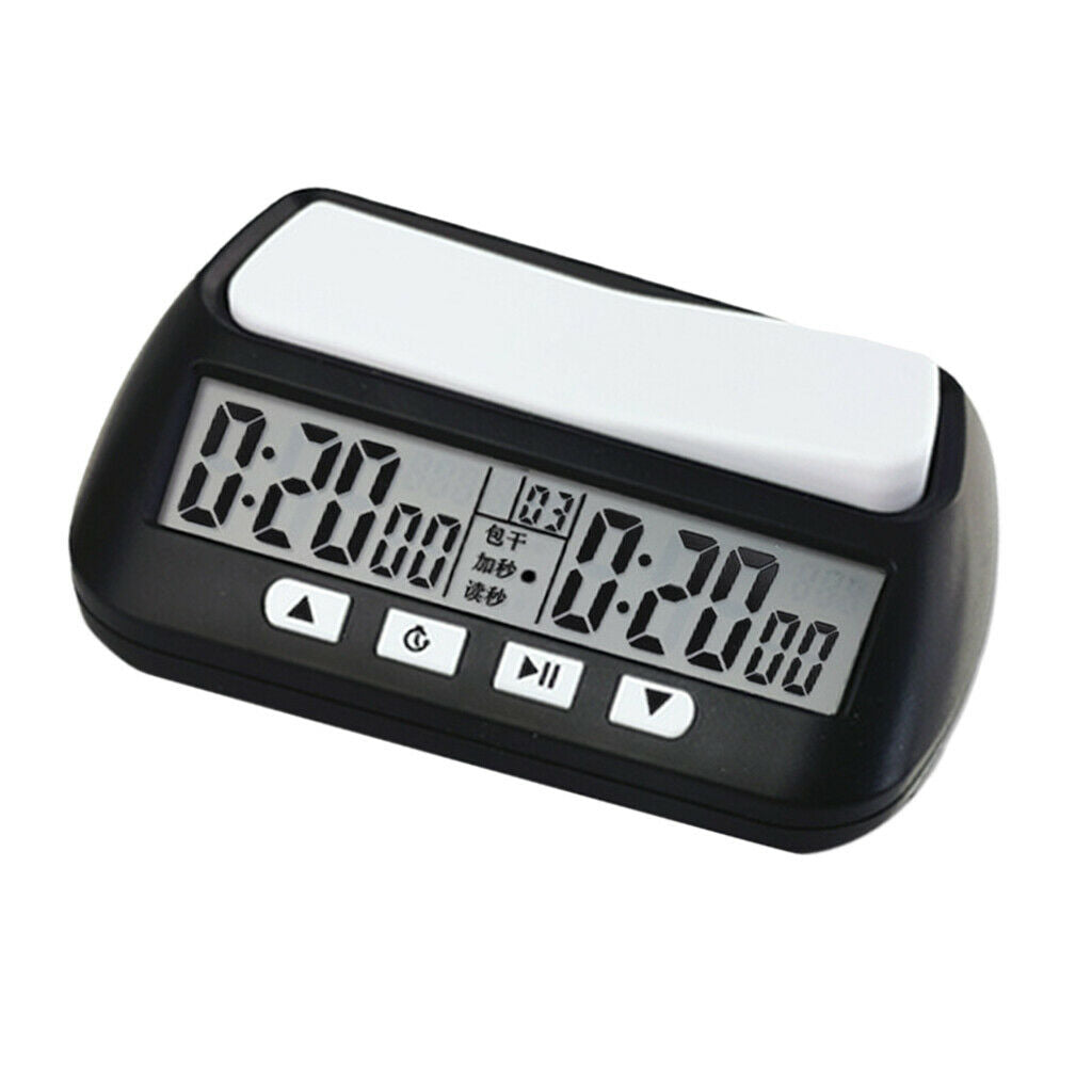 YS-902 Chess Game Clock Board Game Count Up Down Timer Chess Game Set Black