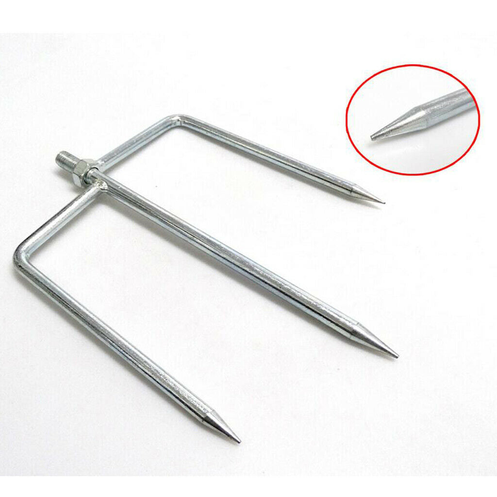 Outdoor Fishing Umbrella Ground Spike Windproof Insert Plug 12mm Screws S