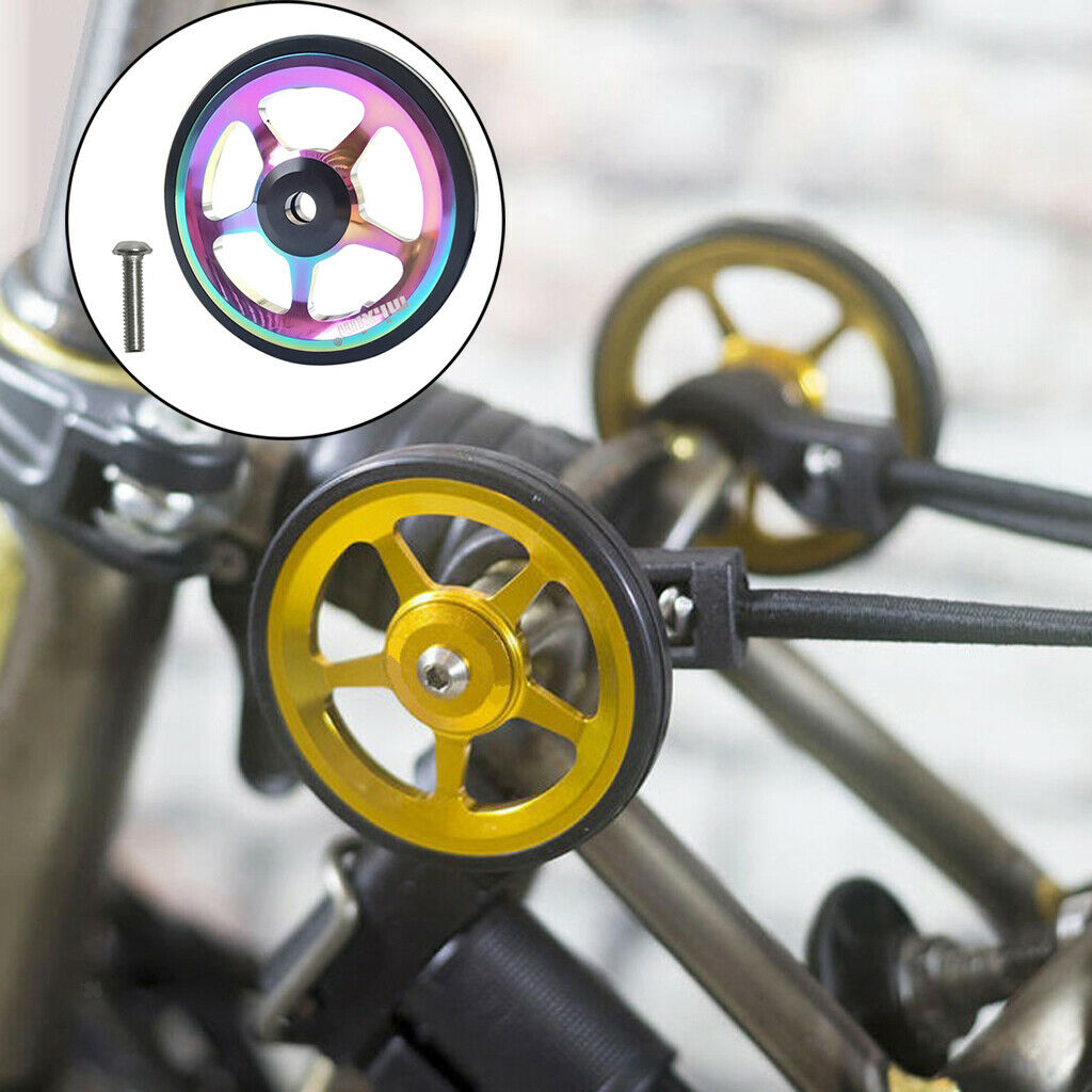 Folding Bike Easy Wheel for   Bicycle Carrying Transport Easywheel Carry