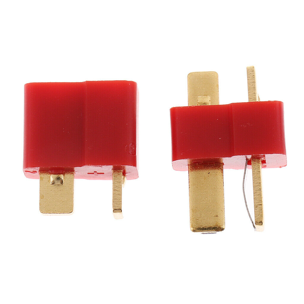 10 Pairs T Plug Connectors Male Female for RC LiPo Battery ESC