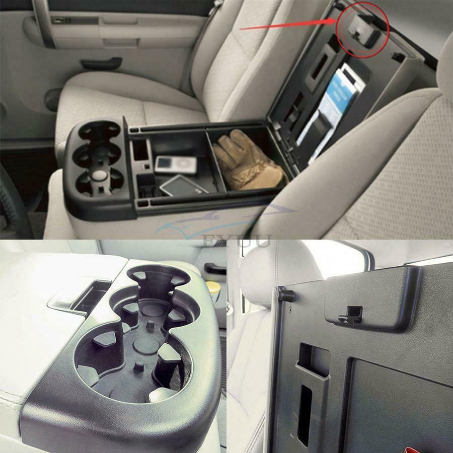1 Set Center Console Armrest Latch Lid Replacement For Chevrolet GMC SUV 2007-14