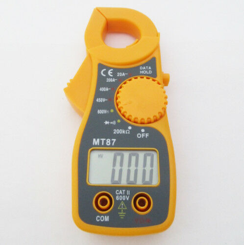 Digital AC Clamp Meter 450ACV 600DCV Ohm Voltage MT87