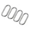 4 Piece Stainless Steel Nylon Watch Band Strap Belt Loop Ring Keeper 24mm