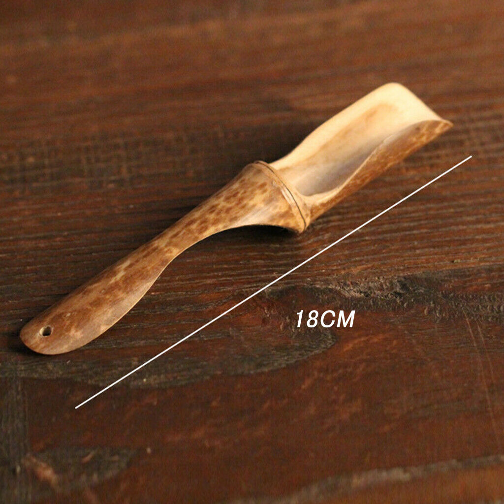 5Pieces Bamboo Tea Strainer Tea Bucket Tea Spoon Kit Kung Fu Tea Ceremony