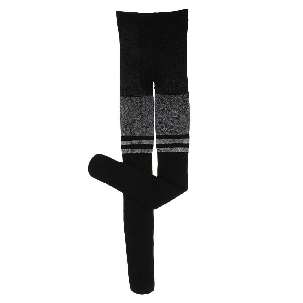 Fashion Patchwork Tights Transparent Footed Pantyhose Stretch Long Hosiery
