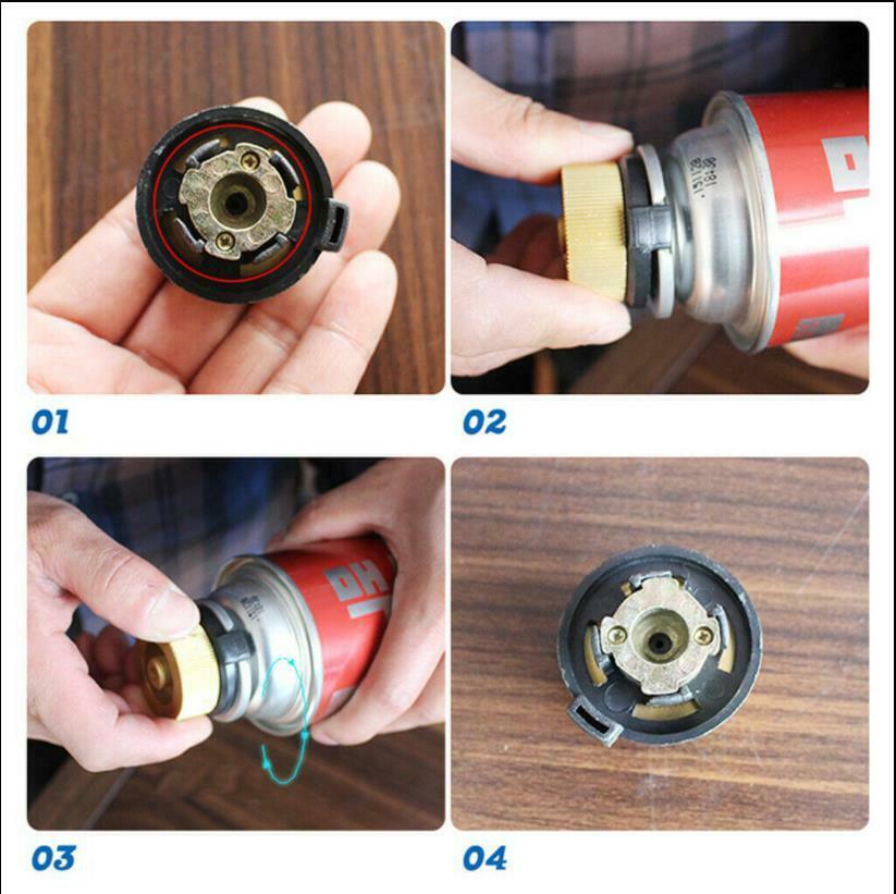 Outdoor Camping Burner Conversion Head Long gas Tank Stove Gas Bottle Adaptor