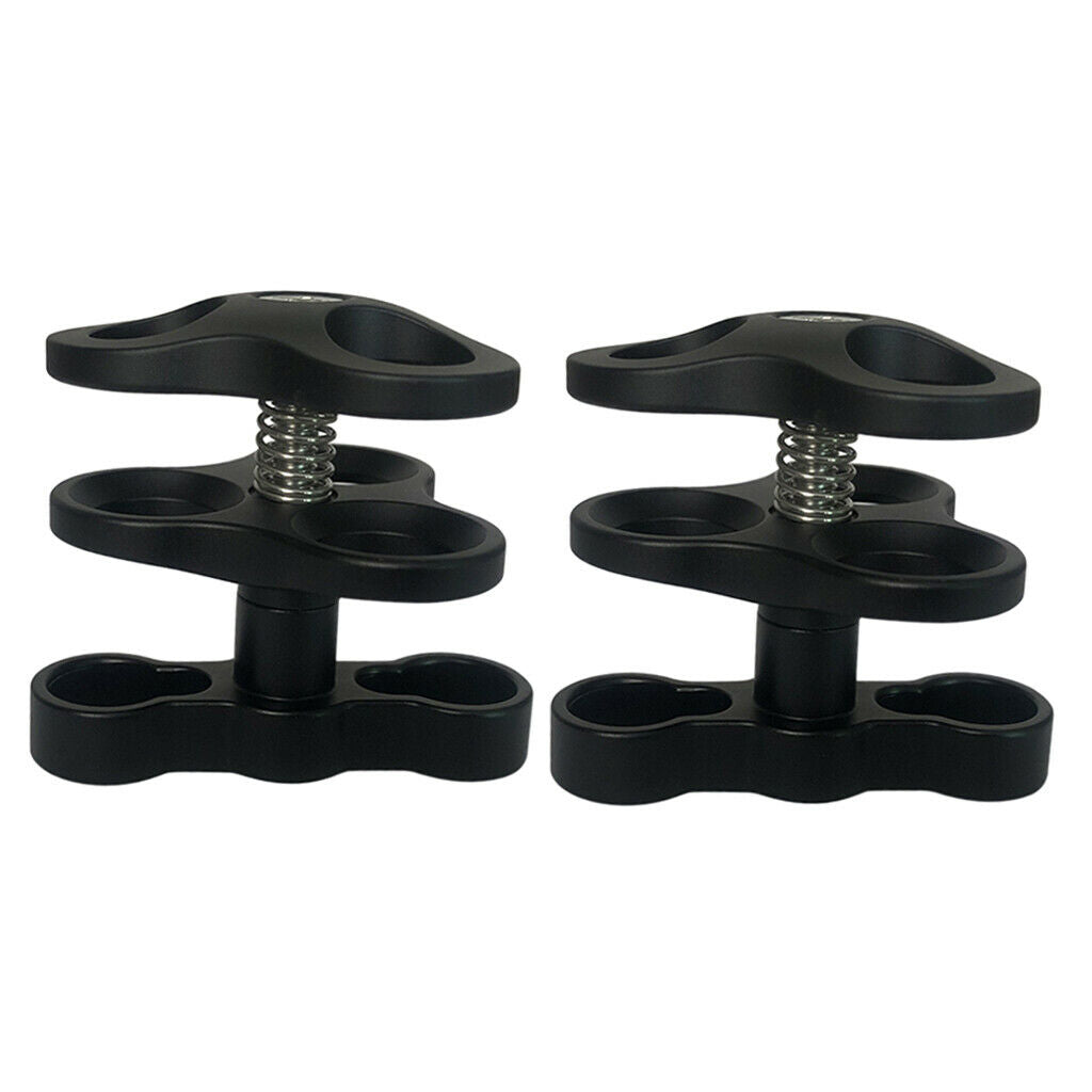 2 Pieces Diving Lights Clamp Ball Clamp Easy Moving for Light Arm System