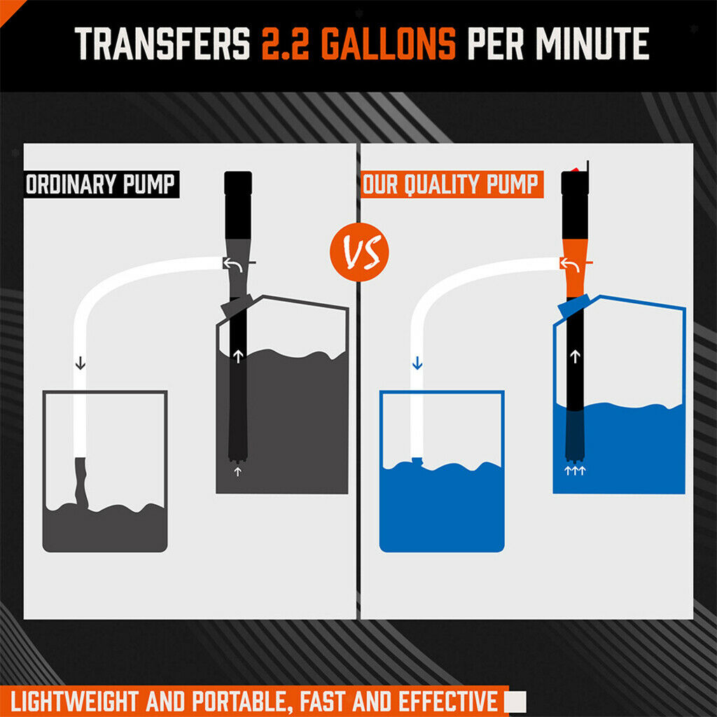Fuel Transfer Pump Battery Operated for Gas Oil Liquid Water for Car Marine