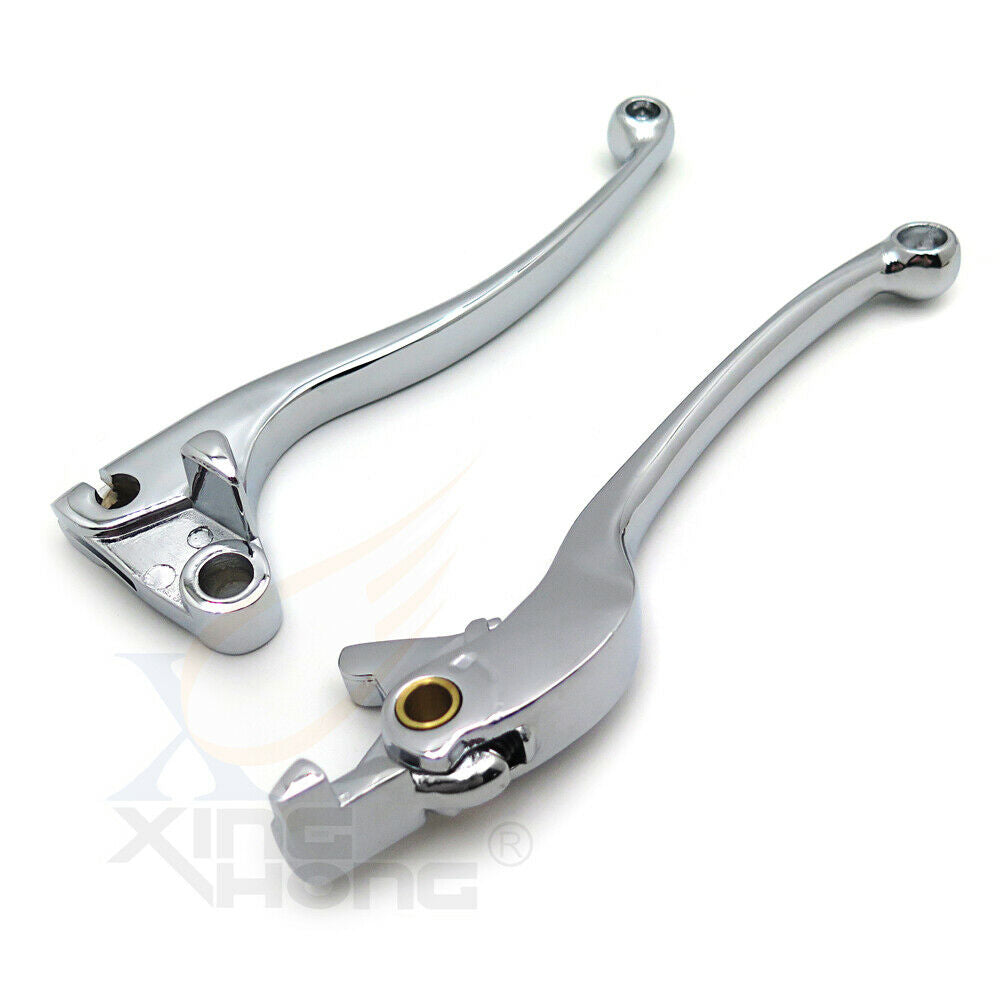 Chrome Brake Clutch Hand Levers For Kawasaki ZX6R ZX6RR ZX636 ZX9R ZX10R ZX12R