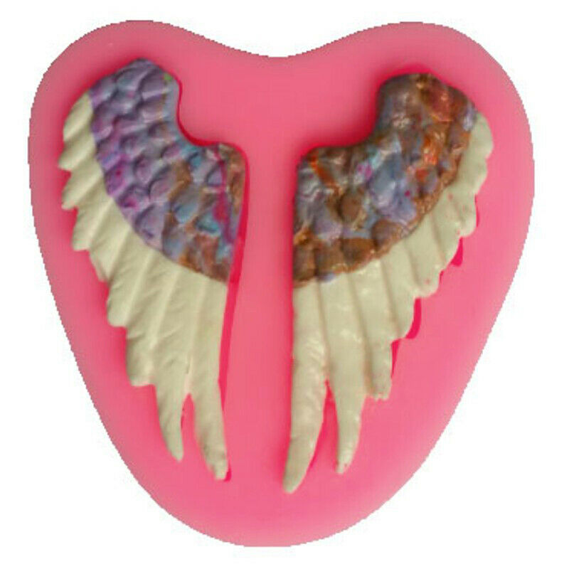 Angel Wings Silicone Paint Mold Fondant Cake Decorating Tool Kitchen Acce.l8