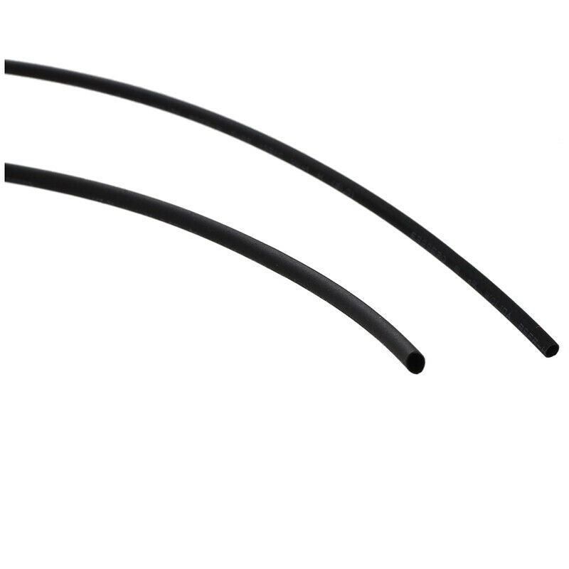 Black 1mm Dia. 2:1 Heat Shrink Tubing Tube Wire Wrap Cable Sleeve 1M C3V1V1