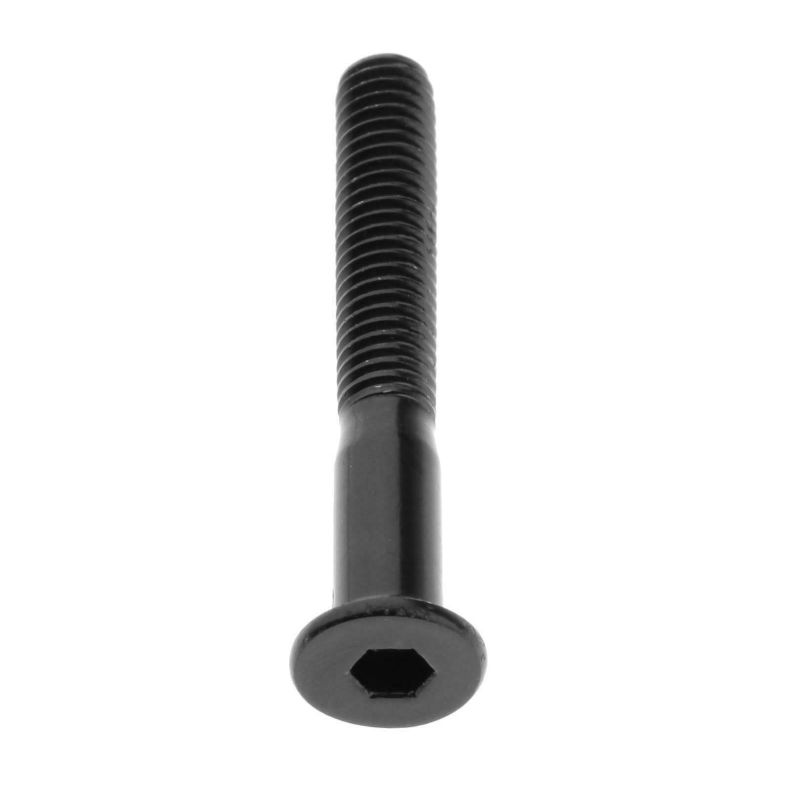8pcs Replacement Longboard Skateboard Hardware Screws Mounting Black Acce 35mm