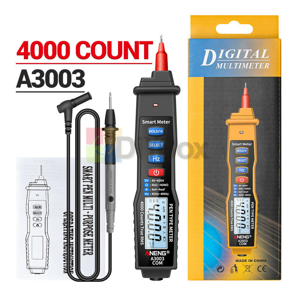 A3003 ANENG Digital Multimeter Pen Type Meter 4000 Counts Electrical Instruments