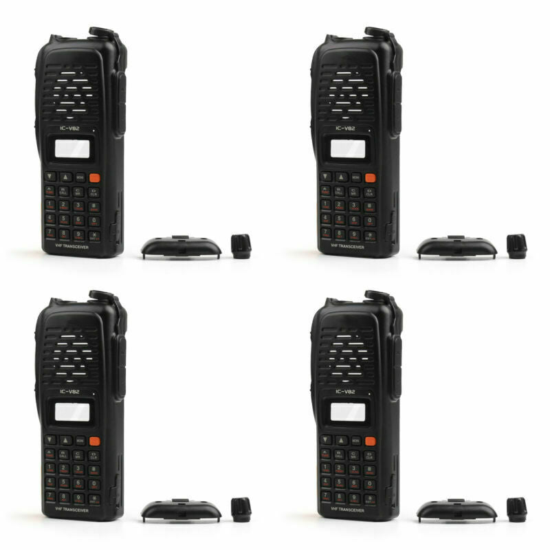 4PCS Front Outer Case Housing Cover Shell For ICOM IC-V82 Wakie Talkie Radio BS5