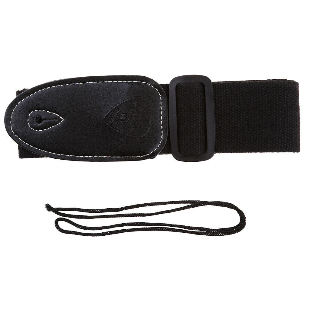 Adjustable Guitar Bass Strap Belt with Strap Lock Musical Instrument Accessory